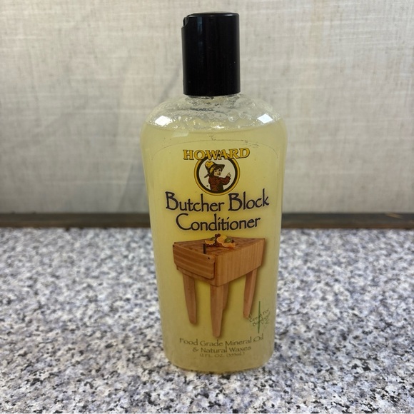 Howard BUTCHER BLOCK CONDITIONER 12 oz. Wood Cutting Board Utensils Food Grade - Picture 1 of 3